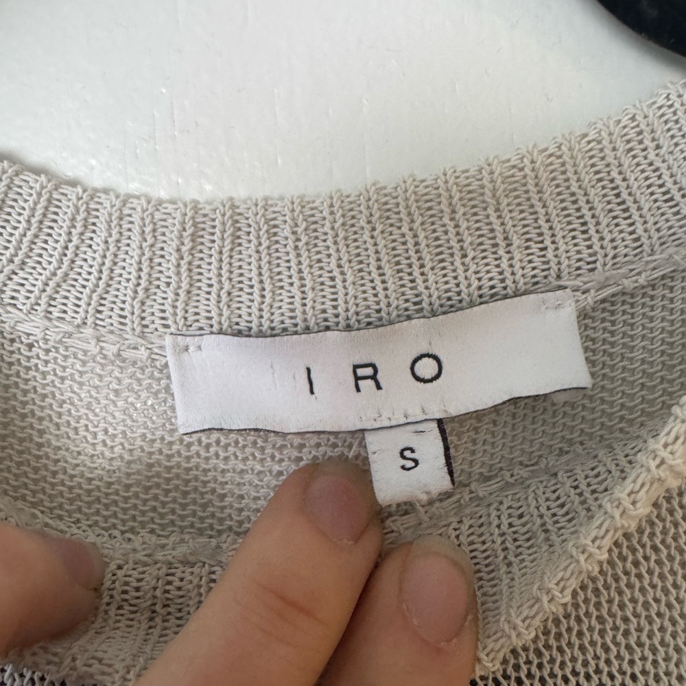 IRO | Raja Lightweight Ruffle Sweater size S - Picture 2 of 4